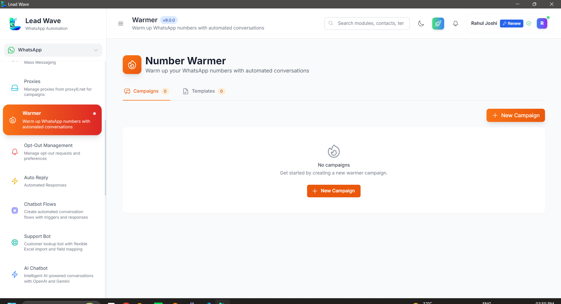 LeadWave Number Warmer screenshot